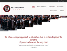 Tablet Screenshot of cambridgechicago.com